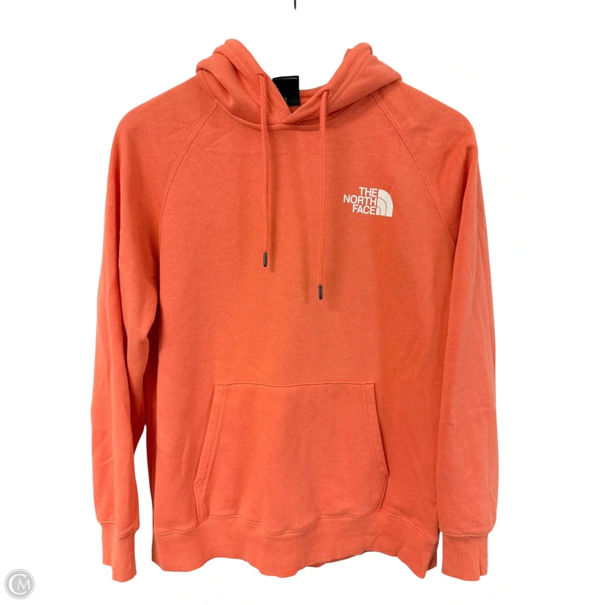 DoubleStitched Seams Sweatshirt Hoodie By The North Face In Orange, Size: M