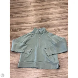 Sweatshirt Collar By Danskin In Green, Size: M Smile Ease