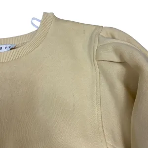 Linen Soul Sweatshirt Crewneck By Hyfve In Yellow, Size:S