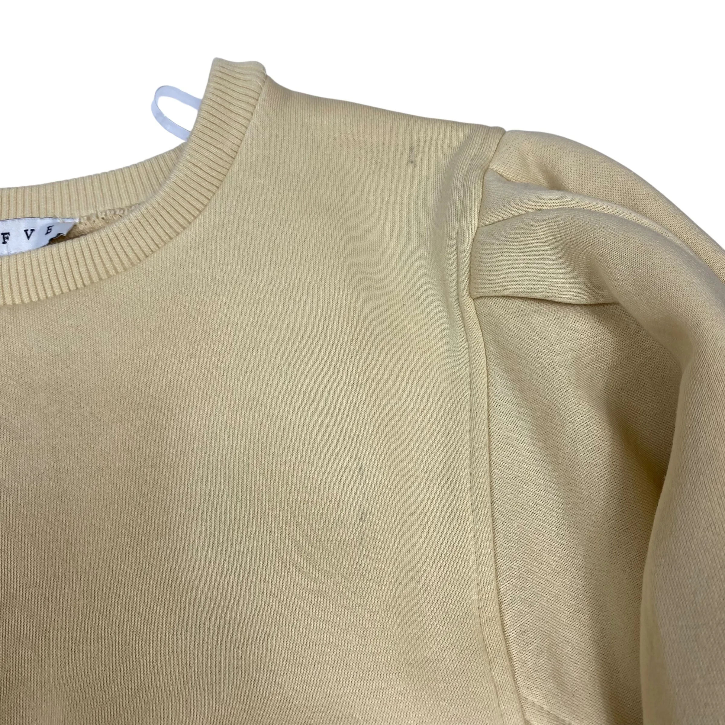 Linen Soul Sweatshirt Crewneck By Hyfve In Yellow, Size:S