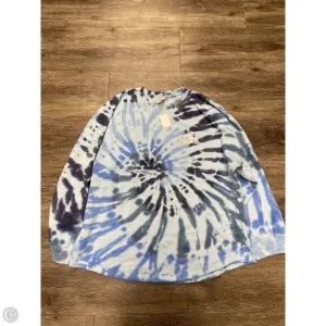 slow life Tribal Soul Sweatshirt Crewneck By Pink In Tie Dye Print, Size: Xl