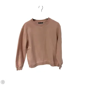 Sweatshirt Crewneck By Zara In Pink, Size: L AntiPillFinish Sustainable Manufacturing