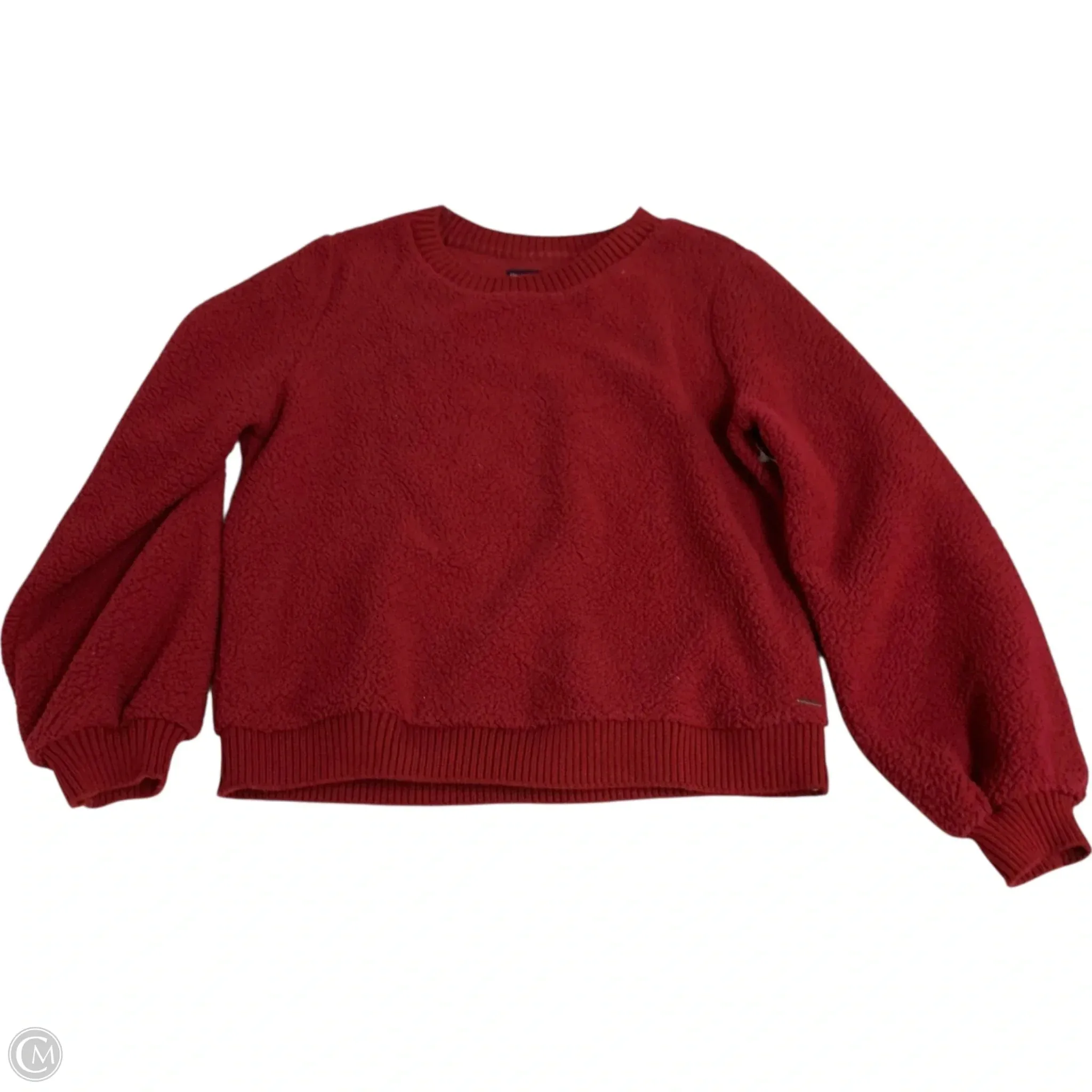 Mind Ease Hypoallergenic Fibers Sweatshirt Crewneck By Abercrombie And Fitch In Red, Size: L