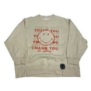 All-Occasion Flexible Waistband Sweatshirt Crewneck By Aerie In Cream, Size:S