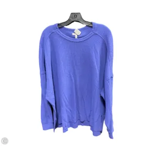 Travel Core Sweatshirt Crewneck By Maurices In Purple, Size: 2x