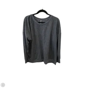 Peace Glow Office Glam Sweatshirt Crewneck By Mondetta In Animal Print, Size: Xxl