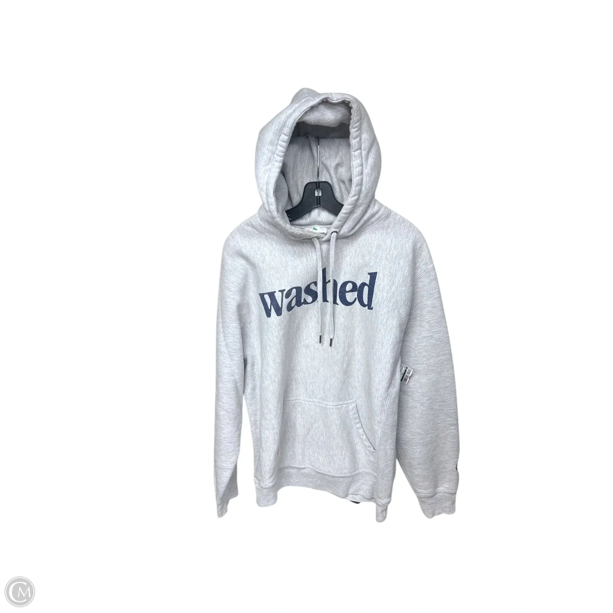 british retro Sweatshirt Hoodie By Cmc In Grey, Size: L