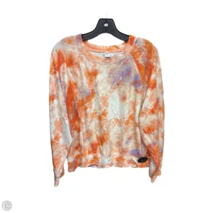 Sweatshirt Crewneck By Old Navy In Orange & Purple, Size: L Low Maintenance Weekend Wear