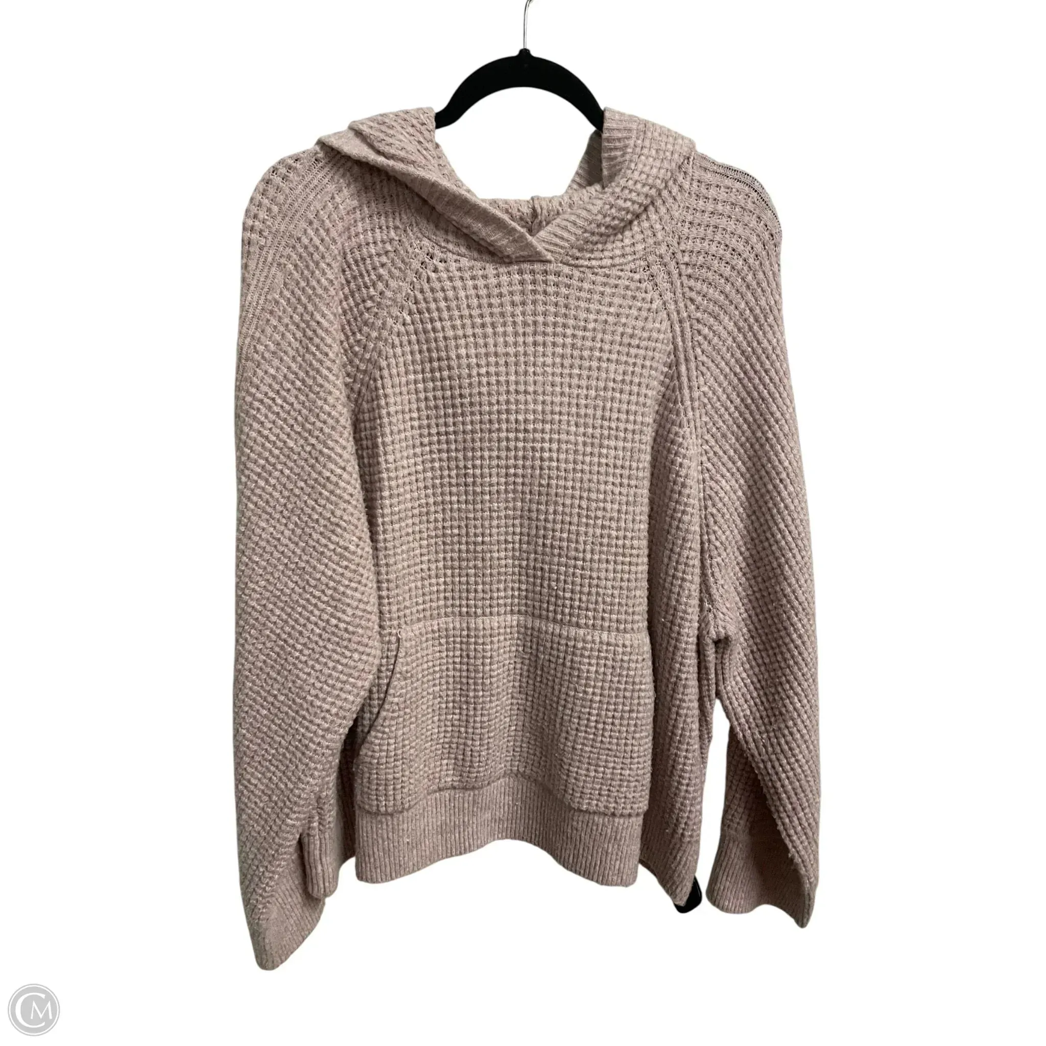 High End Bride Side Sweatshirt Hoodie By Abercrombie And Fitch In Pink, Size: Xl