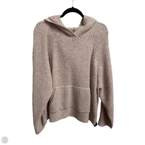High End Bride Side Sweatshirt Hoodie By Abercrombie And Fitch In Pink, Size: Xl