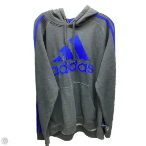 Relaxed trousers Sweatshirt Hoodie By Adidas In Grey, Size: L