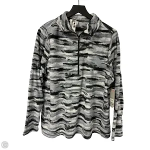 Athletic Sweatshirt Collar By Exertek In Grey, Size: 1x Statement Wear AntiStatic Treatment