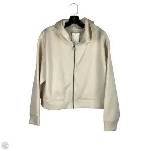 LowProfile Sweatshirt Hoodie By A New Day In Cream, Size: L
