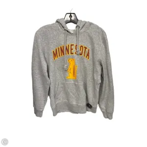 Athletic Sweatshirt Hoodie By Clothes Mentor In Grey & Yellow, Size: L summer shorts Glass Fit