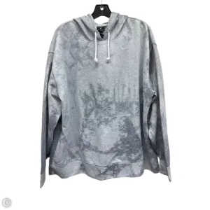 Athletic Sweatshirt Hoodie By Nike In Grey, Size: 1x Sporty Dress