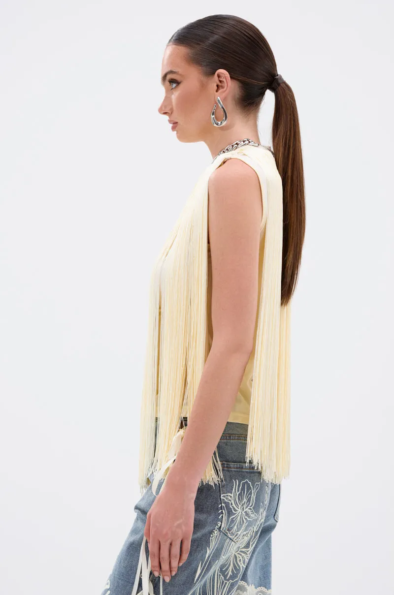 SUNSHINE LOVER FRINGE BLOUSE Smart Sensor Integration