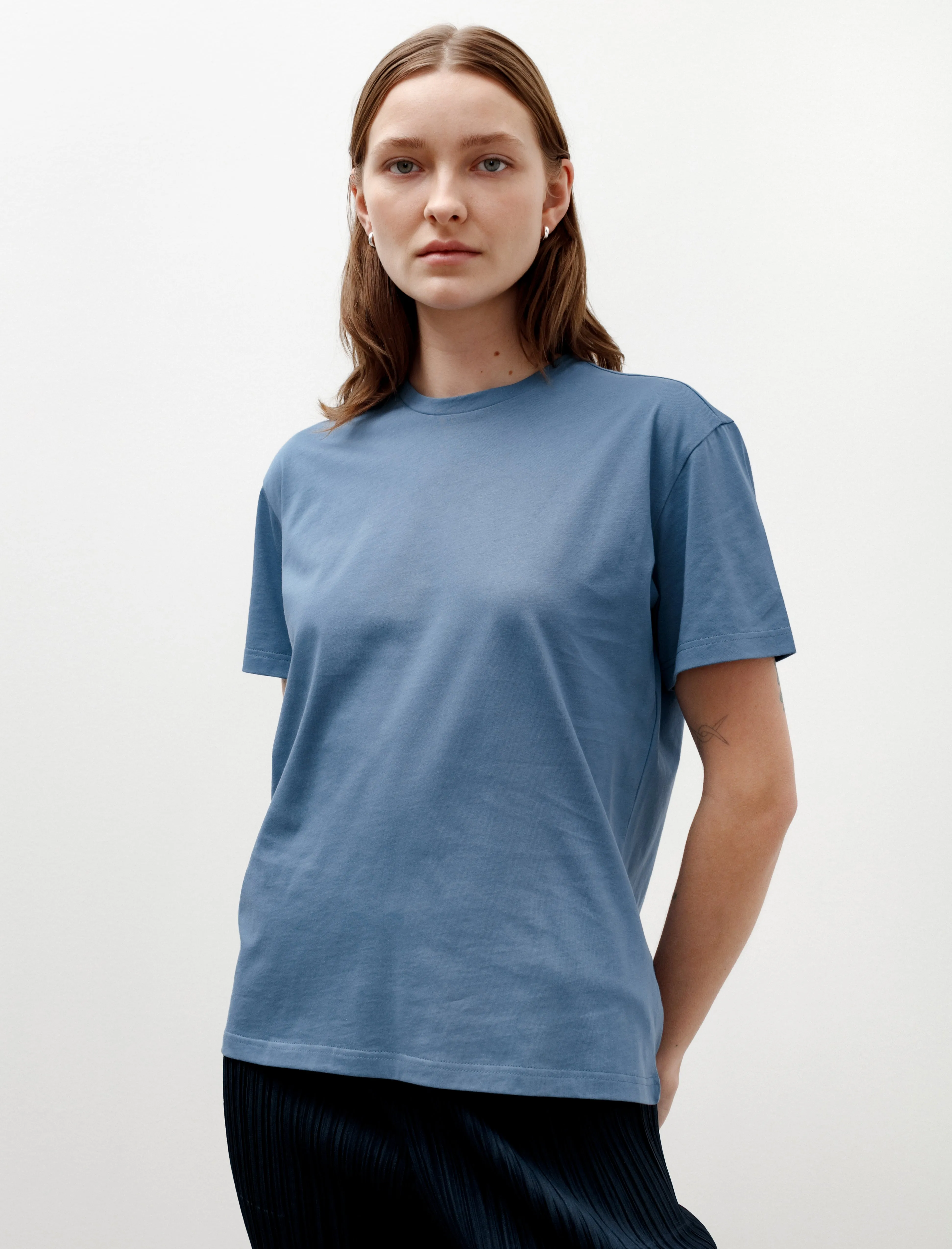 Boy Fit T-Shirt Bluestone Aura Core WaterRepellent Surface