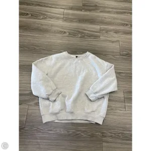 Sweatshirt Crewneck By Clothes Mentor In Grey, Size: L OekoTexCertified Story Glow