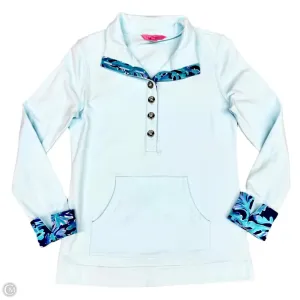 Sweatshirt Designer By Lilly Pulitzer In Blue, Size: Xs AntimicrobialCoating