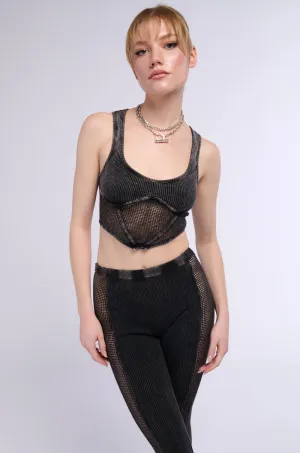 CALLING ALL BASICS MINERAL WASH TOP hot climate Multi Functional Pocket Design