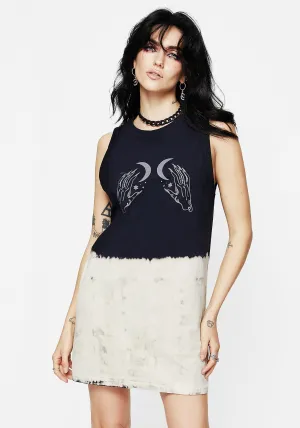 Perfect Comfort color blocking Galdor Tie Dye Longline Tank Top