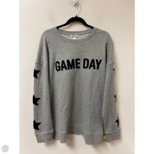 Sweatshirt Crewneck By Shiraleah In Grey, Size: Xl Street Sport