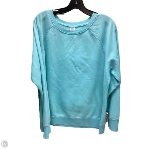 Sweatshirt Crewneck By Time And Tru In Aqua, Size: Xl EcoFriendlyProduction