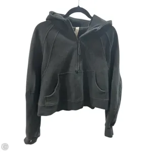 Athletic Sweatshirt Hoodie By Lululemon In Black Effortless Design