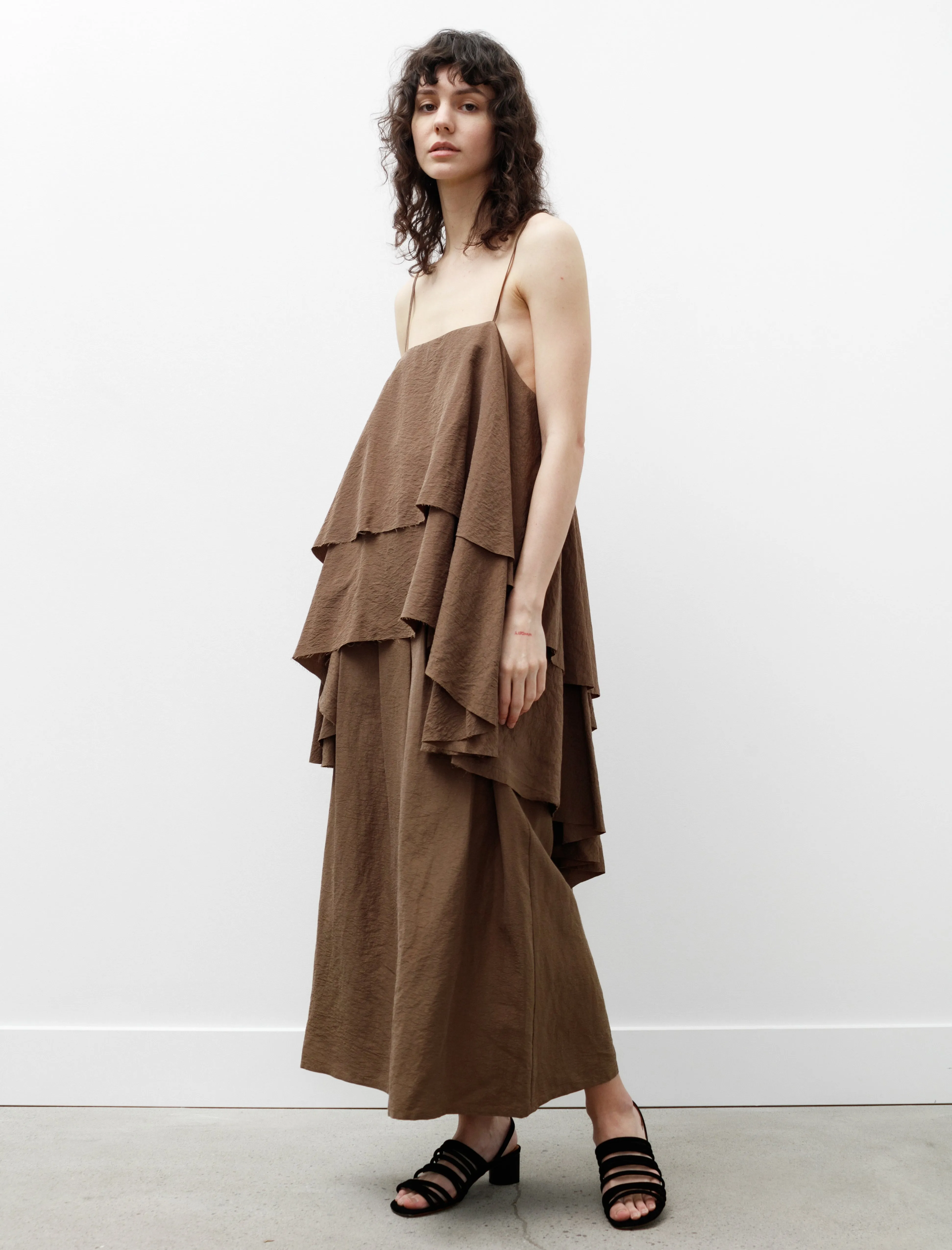 Sun Beam Layered Top Silk Glac??