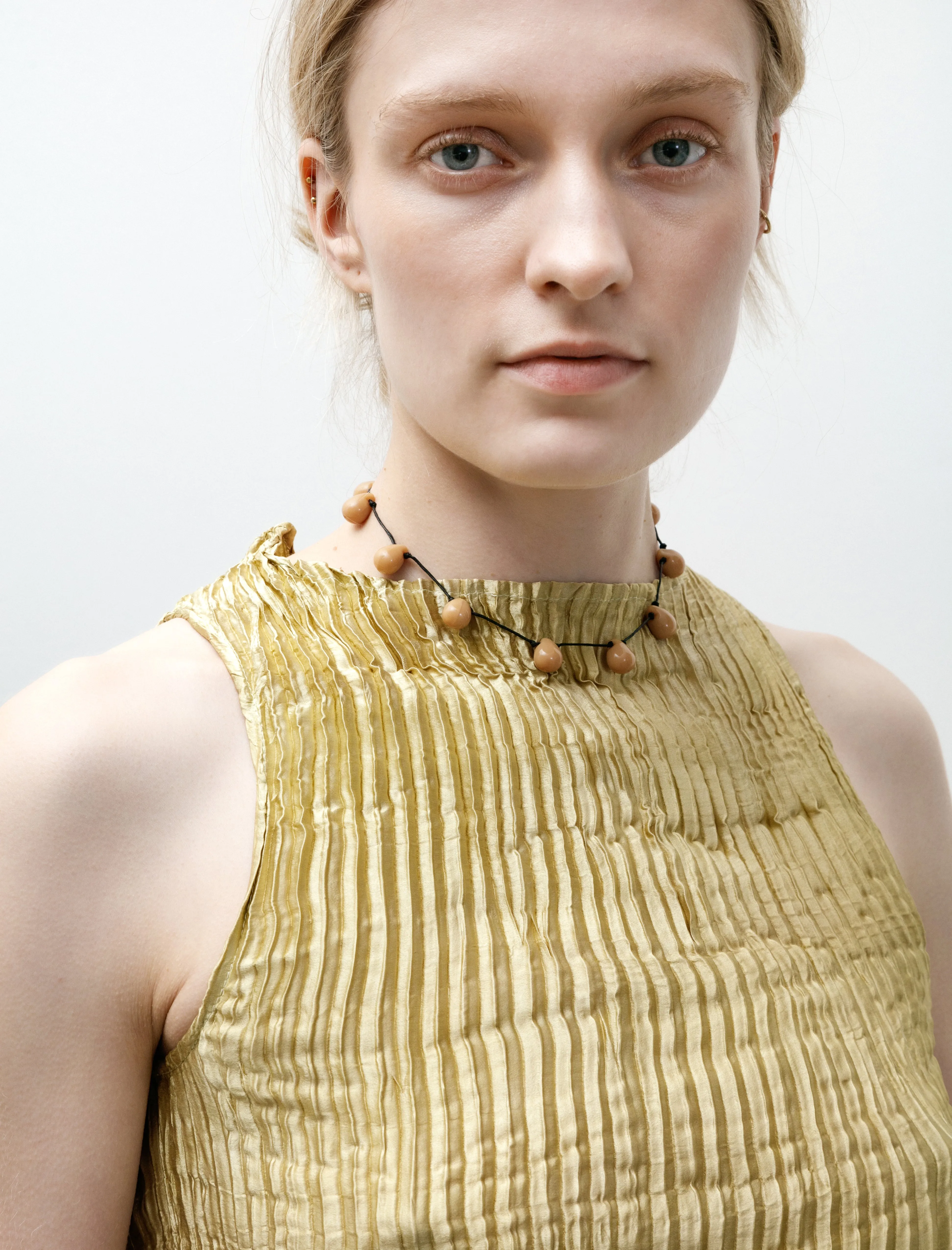 Pliss?? Silk Tank Top Pistachio wrinkle free