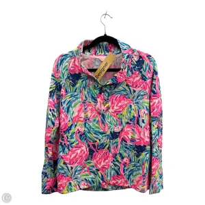 Sweatshirt Designer By Lilly Pulitzer In Blue & Pink, Size: S Desk Style