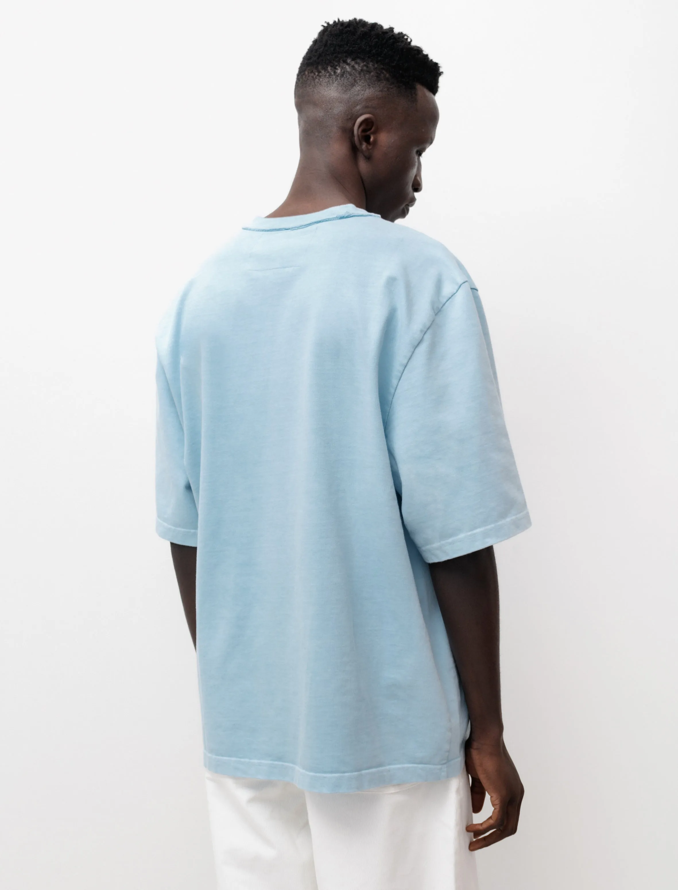 Organza Fit SS Big Tee Heavy Jersey Indigo Dye