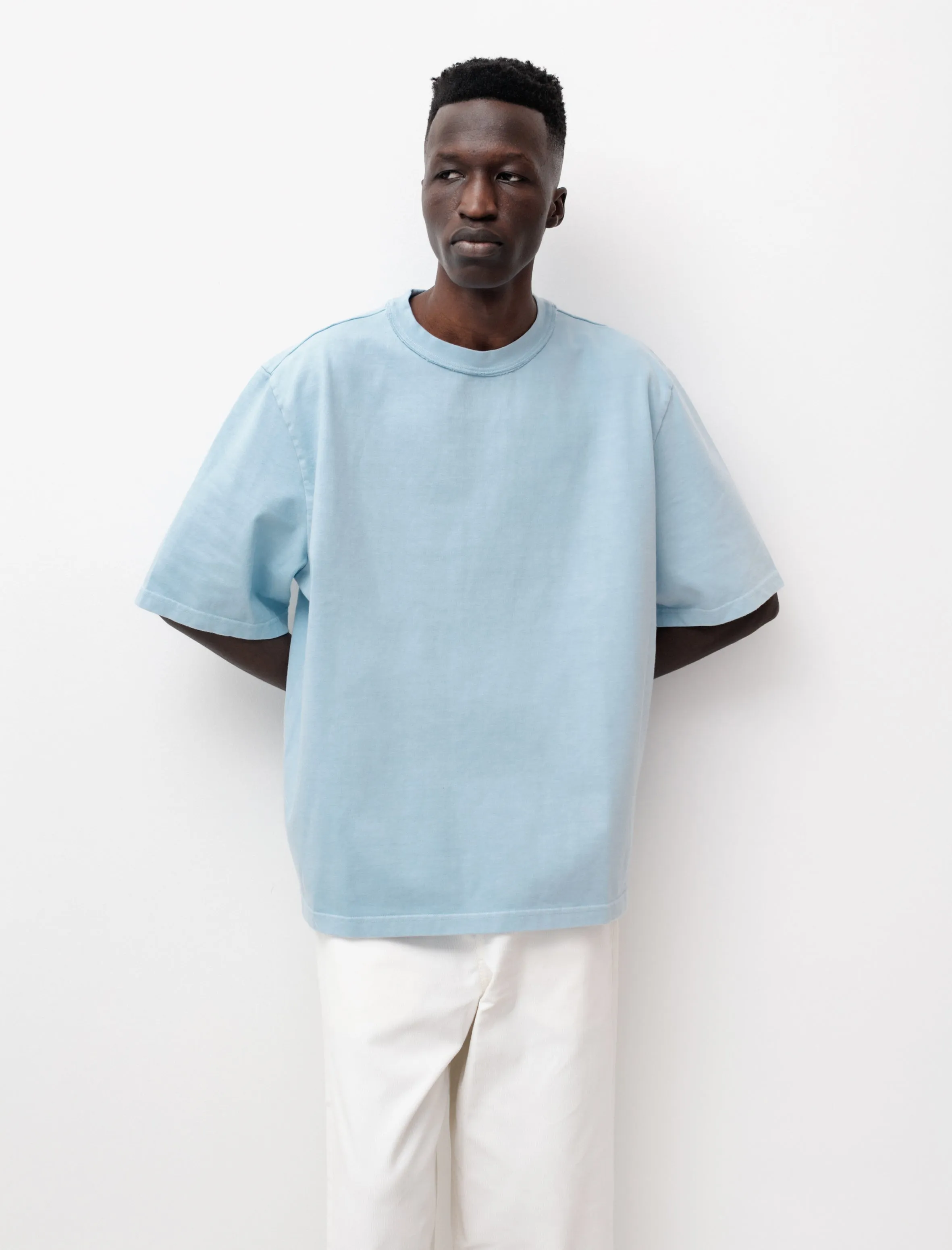 Durable Stitching SS Big Tee Heavy Jersey Indigo Dye