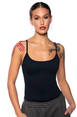 Windproof Layer PAXTON SEAMLESS STRAPPY SCOOP NECK BODYSUIT