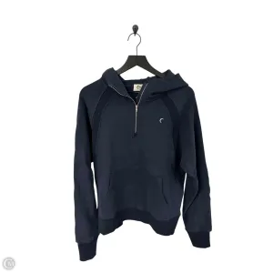 Fantasy Glow Concert Vibe Athletic Sweatshirt Hoodie By Zyia In Navy, Size: M