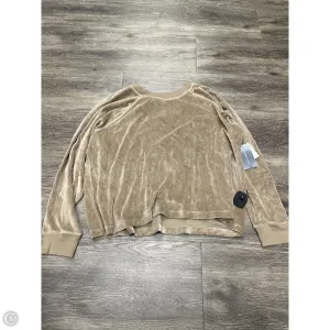 Sweatshirt Crewneck By Melrose And Market In Brown, Size: Xl Casual Fit SkinFriendlyElastic