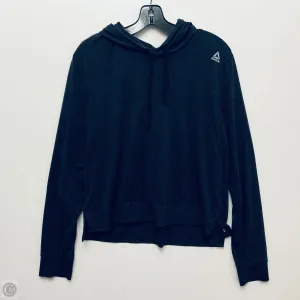 TagFreeDesign Athletic Sweatshirt Hoodie By Reebok In Black, Size: L