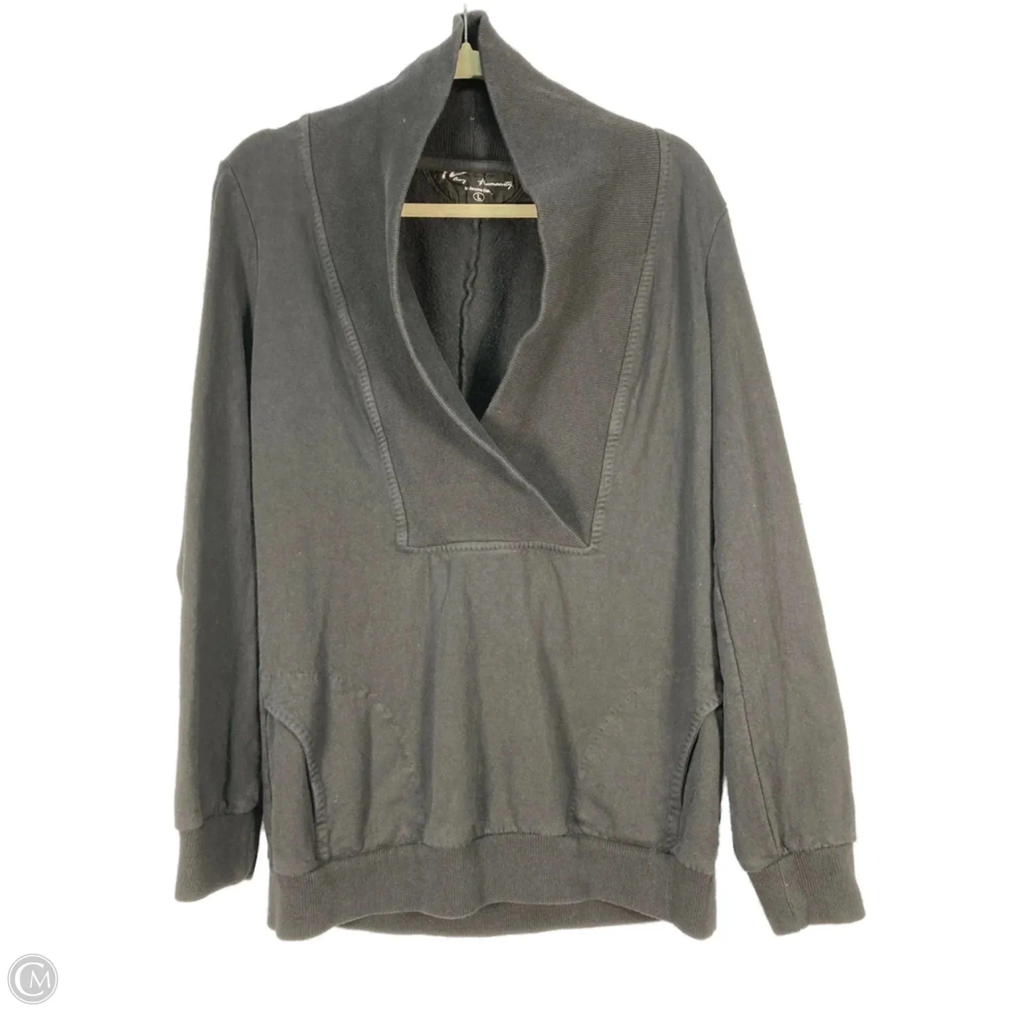 Versatile Scarf Sweatshirt Collar By Citizens Of Humanity In Black, Size: L
