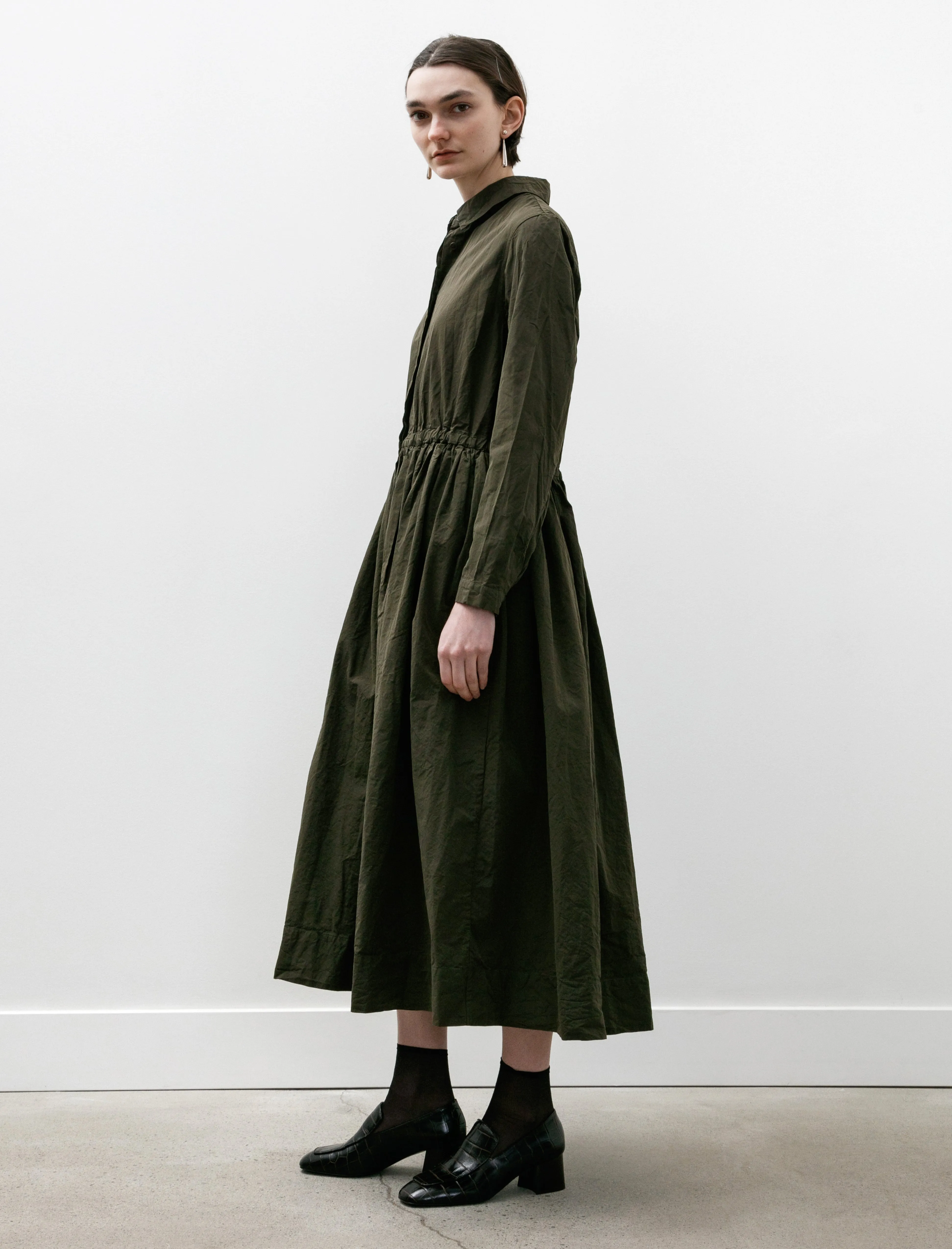 Breezy Fit Panzy Dress Paper Cot Khaki