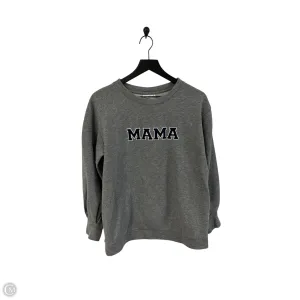 Sweatshirt Crewneck By Ingrid & Isabel In Grey, Size: M Saga Fit Spanish Glow