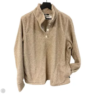 Sweatshirt Collar By Eddie Bauer In Beige, Size: L DurableReinforcedElbow