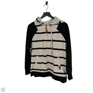 Sweatshirt Hoodie By Maurices In Black & Grey, Size: L Multi-Purpose Wear NonChafe