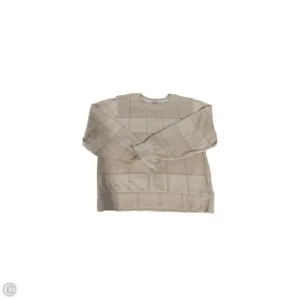 Kid Play HeatReflective Lining Sweatshirt Crewneck By Alpine Tek In Tan, Size: L
