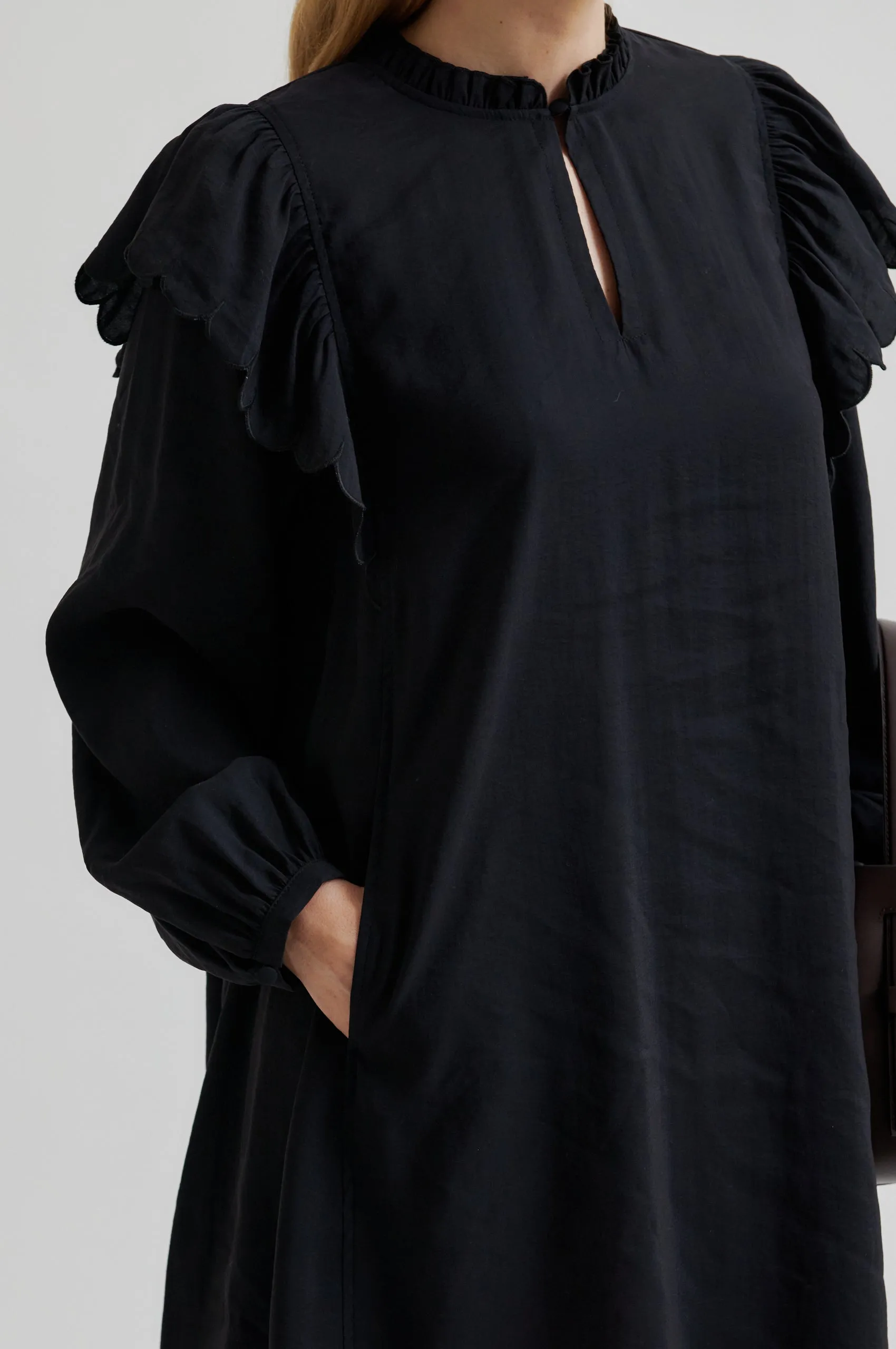 MultiPanelCut Terra Frill Dress