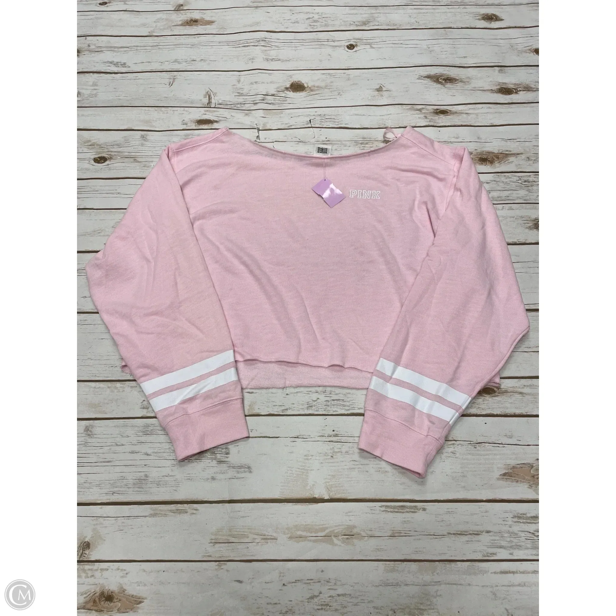 FourWayStretch Sweatshirt Crewneck By Pink In Pink, Size: L