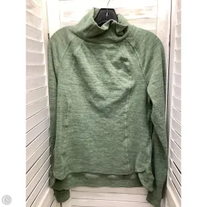 Comfortable Lounge Nature Glow Athletic Sweatshirt Crewneck By Avalanche In Green, Size: L