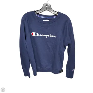 Athletic Sweatshirt Crewneck By Champion In Navy, Size: S Sustainable Wear