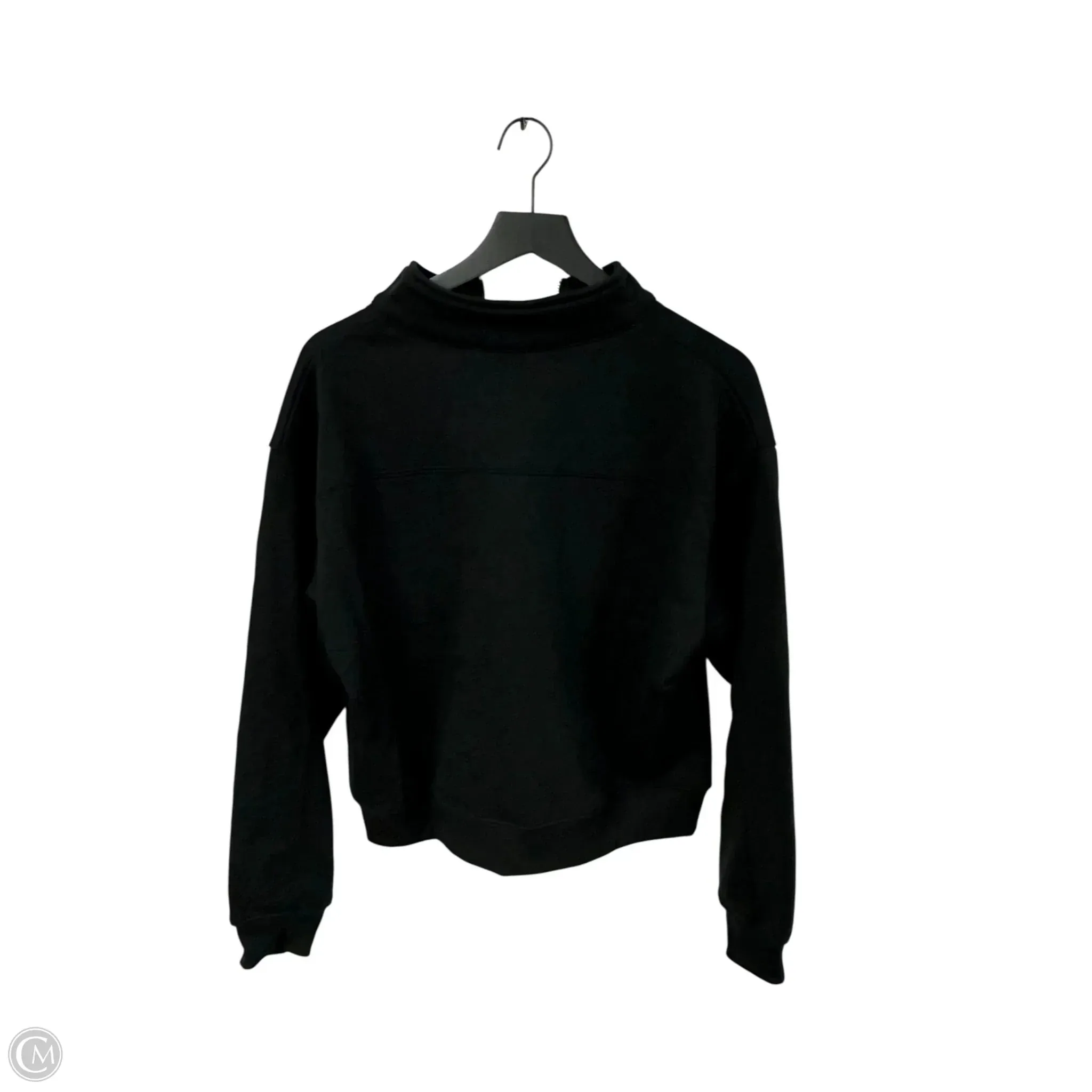 FrictionResistant Sweatshirt Collar By Zenana Outfitters In Black, Size: M