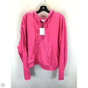 Sweatshirt Hoodie By Sincerely Jules In Pink, Size: 2x Summer Ready