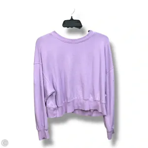 Global Edge ShrinkResistant Sweatshirt Crewneck By Old Navy In Purple, Size: M